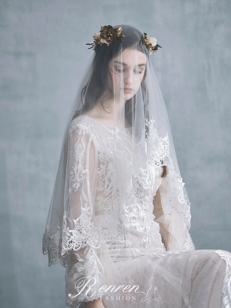 超美的新娘頭紗 9種長度變換不同風格 Renren 冉冉歐美婚紗 品牌聯合工作室